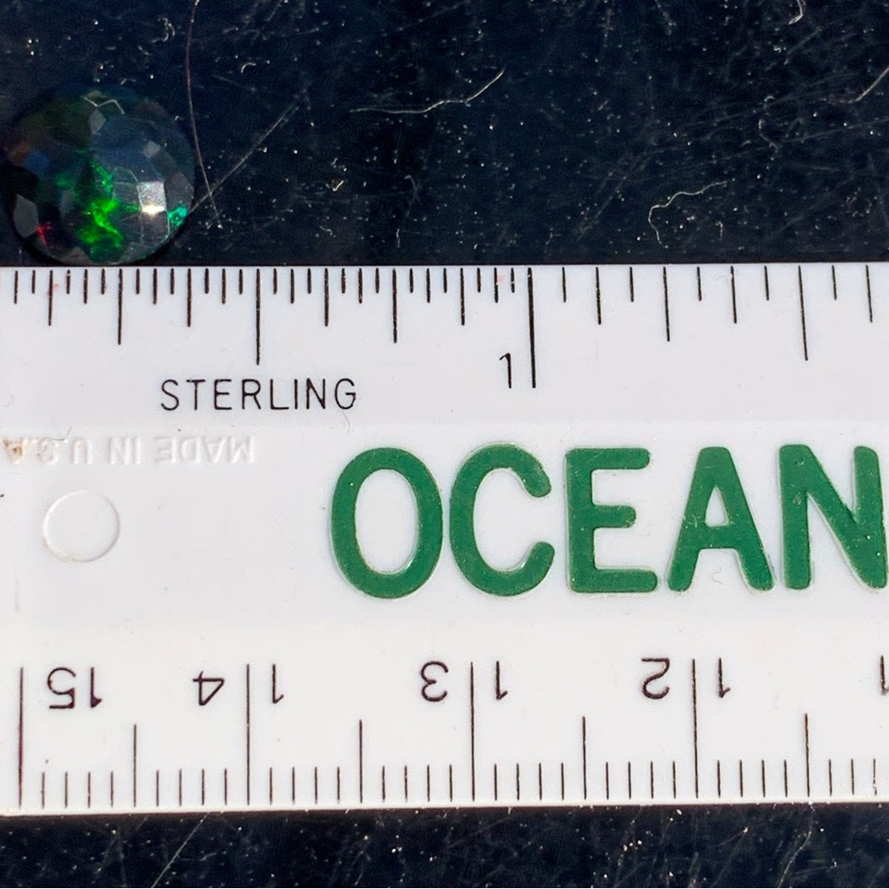 Natural 1.54 Cts Ethiopian Welo Faceted Smoked Opal - Picture 12 of 17
